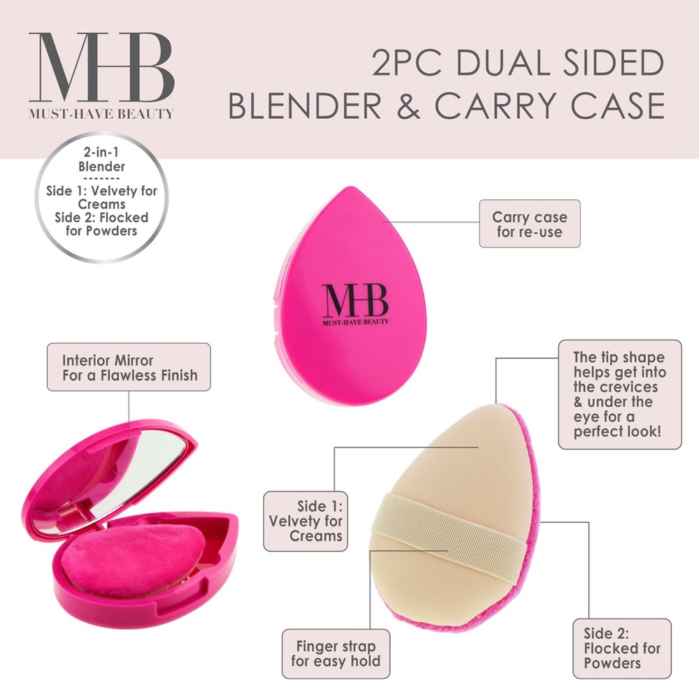 Pink Makeup Sponge Compact - Picture 4 of 10